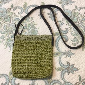 Eddie Bauer Woven Crossbody Green